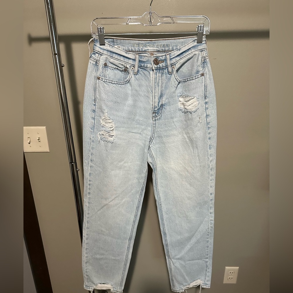 American Eagle Outfitters Light Blue Boyfriend Jeans